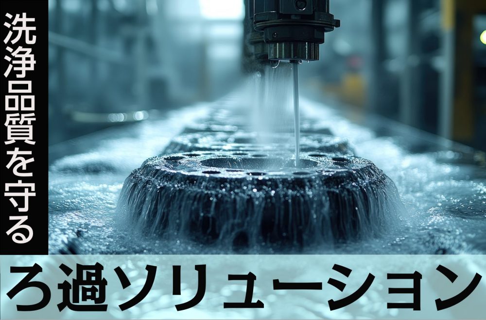 異物トラブルを防ぐ。部品洗浄に求められるろ過性能とは?